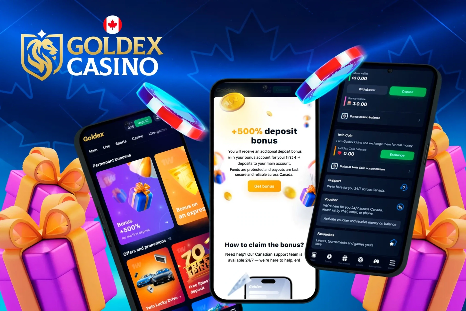 app showing instructions to claim a welcome bonus on mobile with colorful gaming elements